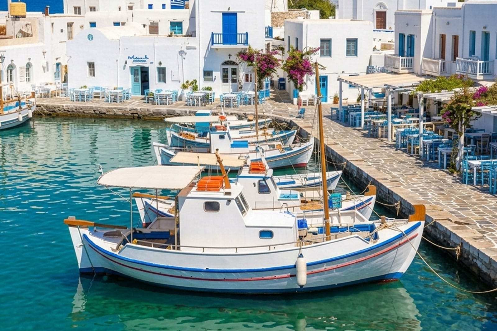 Naoussa,-The-Complete-Guide-to-Paros,-Most-Beautiful-Village